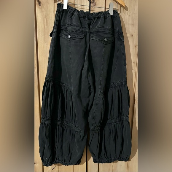 Free People Movement “Last Word” Parachute Pants – Washed Black (8468) 🖤✨ - Picture 7 of 7